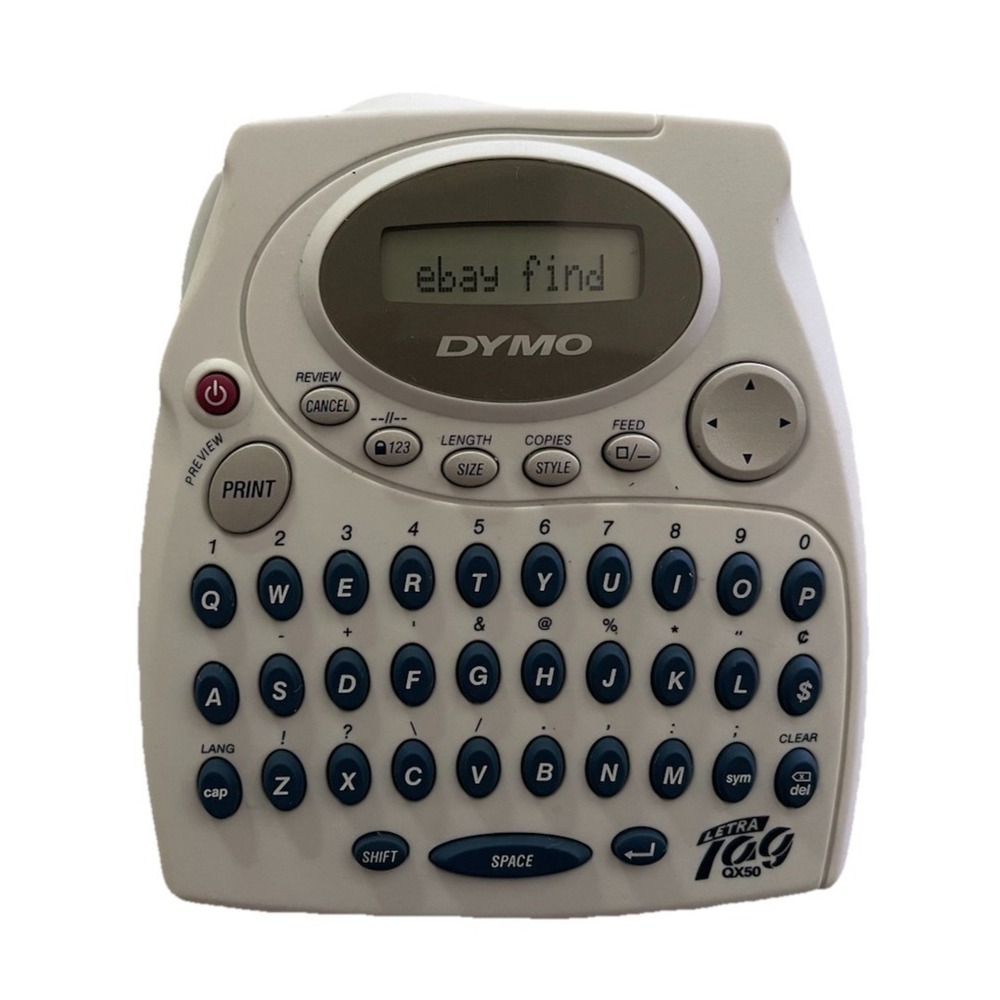 Dymo LetraTag QX50 Label Maker Handheld Electronic Printer – Pre-Owned Tested